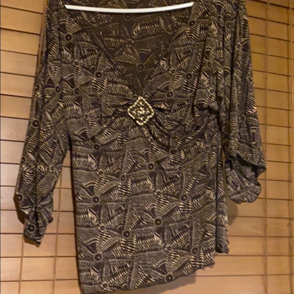 Brown blouse